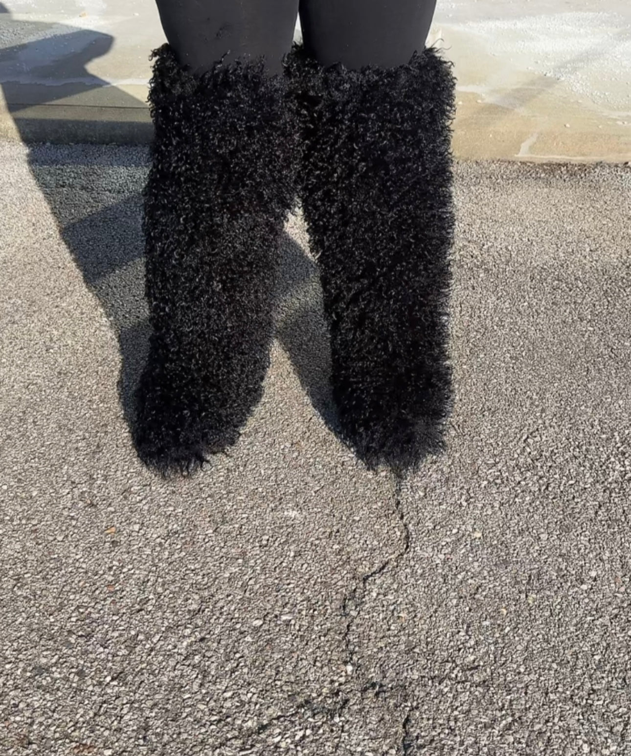 MONGOLIAN FUR BOOTS