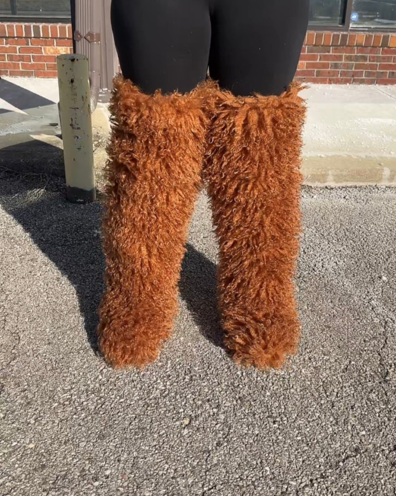 MONGOLIAN FUR BOOTS