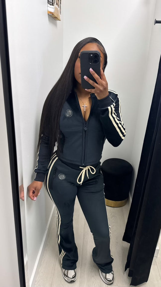 Vintage Tracksuit- black ￼