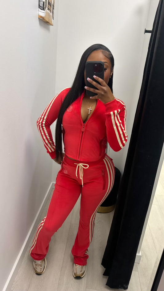 Vintage Tracksuit- Red